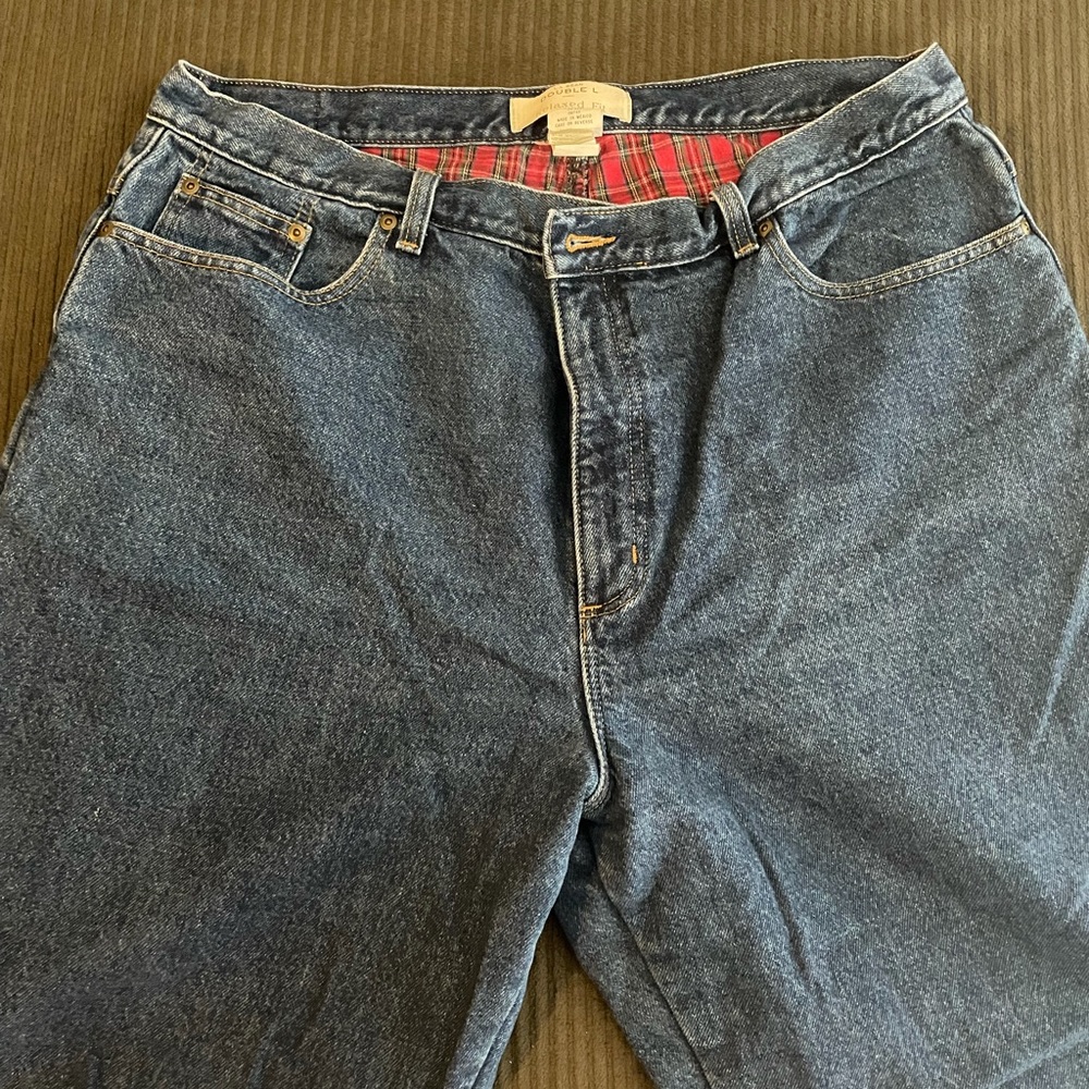 L.L.Bean flannel jeans